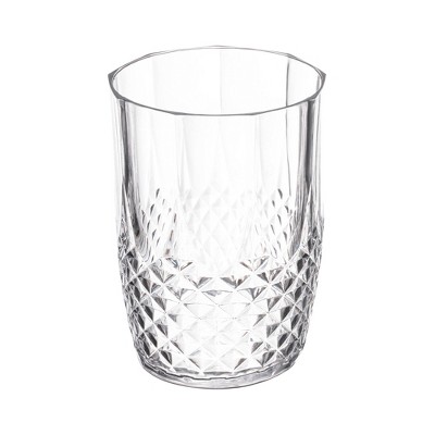 Smarty Had A Party 16 oz. Clear Stripe Round Plastic Tumblers - 48 pcs