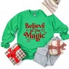 S.W.Smiley Believe in Magic Sparkle - Women's Graphic Sweatshirt - 2 of 4