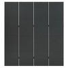 vidaXL 4-Panel Room Divider Anthracite 63"x70.9" Steel - 2 of 4