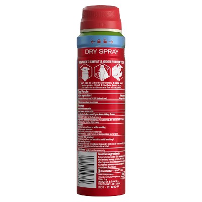 Old Spice Men&#39;s Antipespirant &#38; Deodorant Invisible Dry Spray - Fiji Scent - Fresher Collection - 4.3oz