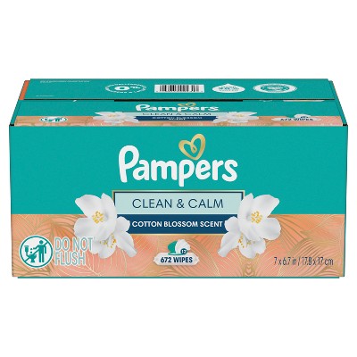 Pampers Clean & Calm Baby Wipes - 672ct/12pk