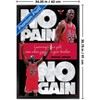 Trends International Michael Jordan - No Pain No Gain Framed Wall Poster Prints - 3 of 4