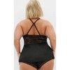 Women's Plus Size Viva Short Cami Set - black | CITY CHIC - 2 of 4
