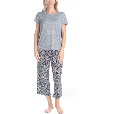 MUK LUKS Women's All Mixed Up 4 Piece Pajama Set