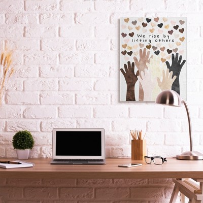 Multicolored Motivational Quote Canvas Wall Art, 30 x 40