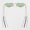 Anna-Kaci Women's Stylish Heart-Shaped Polarized Sunglasses UV400 Protection for Outdoor Activities - 4 of 4