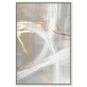 Art Remedy Silvered Spirals II Elegant Gold Abstract Framed - 1 of 4