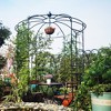 Metal Garden Arch Iron Garden Arbors Gazebo Dia81.3" x 114.2" High Birdcage Shape Pergola Pavilion for Wedding Ceremony Outdoor Black - 4 of 4