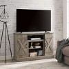 VYNXARIA Farmhouse Classic Gray Wash Media TV Stand for TVs Up to 50" with Versatile Storage - 2 of 4