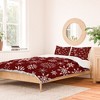 Iveta Abolina Silent Night Red Duvet Cover + Pillow Sham(s) - Deny Designs - 2 of 4