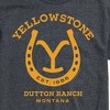 Men's - Yellowstone - Horseshoe Lockup Short Sleeve Graphic T-Shirt - 2 of 4