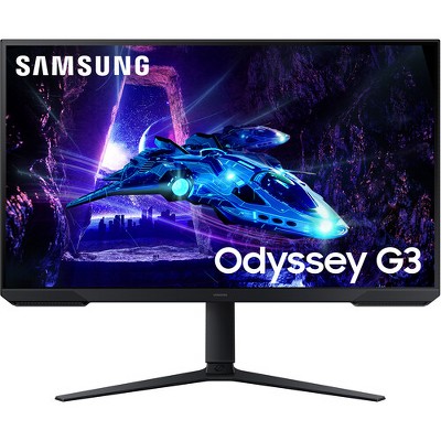 Manufacturer Refurbished Samsung Odyssey G30D 32" 1920 x 1080 Full HD HDR 180 Hz Gaming Monitor, Black