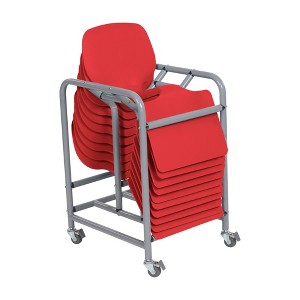 ECR4Kids The Surf Portable Lap Desk with Mobile Storage Cart, 10-Pack - 1 of 4