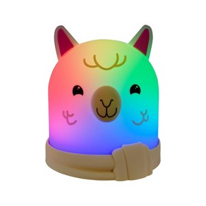 Lights by Night Silicone Llama Color Changing LED Tabletop Lamp - 1 of 4