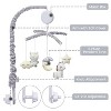 Baby Crib Mobile with Music, Nursery Mobile with Digital Music Box & 36 Lullabies, Gray Hanging Toy for Crib - 4 of 4