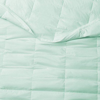 Ultra Lightweight Tencel Aqua Down Blanket with Satin Trim