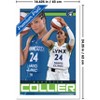 Trends International WNBA Minnesota Lynx - Napheesa Collier 25 Framed Wall Poster Prints - 3 of 4
