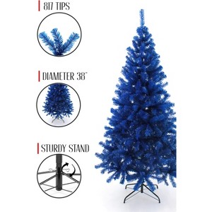 Perfect Holiday Blue Canadian Pine Christmas Tree - 1 of 4