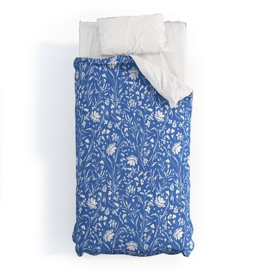 Deny Designs 3pc Twin/Twin XL Marta Barragan Camarasa Floral perennial pleasure Comforter and Sham Set