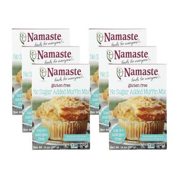 Namaste Foods No Sugar Added Muffin Mix - Case of 6/14 oz