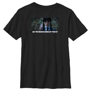 Boy's Wednesday Are You Mansplaining my Power T-Shirt - 1 of 4