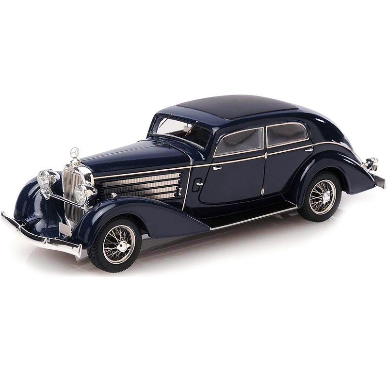 1932 Austro Daimler ADR 8 Alpine Sedan Dark Blue Limited Edition to 250 pieces Worldwide 1/43 Model Car by Esval Models, 2 of 4