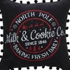 Annie Black Check Milk and Cookies Pillow 12x12 - 4 of 4