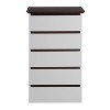 CAVINAS Modern 5 Drawer Dresser Closet Organizers and Storage Chest of Drawers for Bedroom, Living Room - 3 of 4
