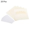Unique Bargains Hollow Lace Cut Design Foldable Decor Table Name Place Cards 25 Pcs - 3 of 4