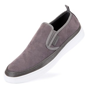 Mio Marino - Men's Suede Slip-On Fashion Sneaker - 1 of 4