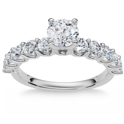 Pompeii3 1 Ct Diamond Engagement Ring in 14k White, Yellow, or Rose Gold