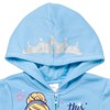 Disney Princess Moana Cindrella Ariel Belle Zip Up Hoodie Little Kid to Big Kid - 3 of 4