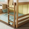 Kumasinova Triple Twin Bunk Bed – Detachable (Splits to 3 Beds), 2 Built-In Ladders & Full-Length Guardrails,Rubber Wood Bed Frame for Kids' Bedroom - 3 of 4