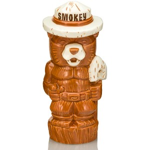 Beeline Creative Geeki Tikis Smokey Bear Ceramic Mug | Holds 14 Ounces - 1 of 4