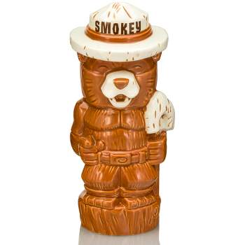 Beeline Creative Geeki Tikis Smokey Bear Ceramic Mug | Holds 14 Ounces