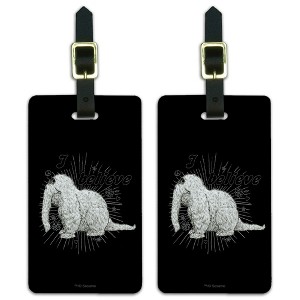 Sesame Street I Believe Luggage ID Tags Set of 2 - 1 of 4