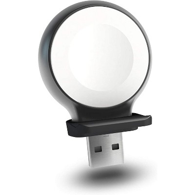 ZENS Aluminium Apple Watch USB-Stick Wireless Charger (ZEAW01B00) Black/White
