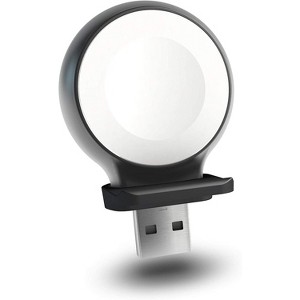 ZENS Aluminium Apple Watch USB-Stick Wireless Charger (ZEAW01B00) Black/White - 1 of 2