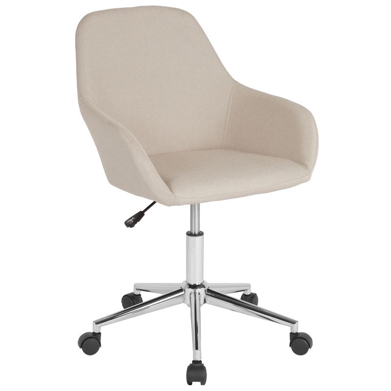 Merrick Lane Home Office Bucket Style Chair with 360 Degree Rotating Swivel, 1 of 23
