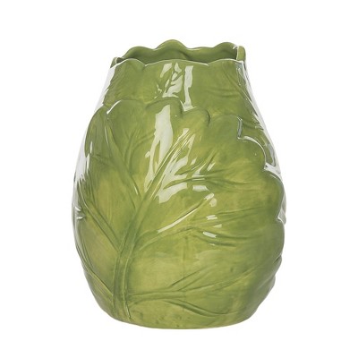 Transpac Ceramic Cabbage Vase Home Decorations Easter