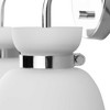 Progress Lighting Lexie 2-Light Vanity Light, Polished Chrome, Opal Glass Shades, Damp Rated. Slim, modern design with playful style. - 3 of 3