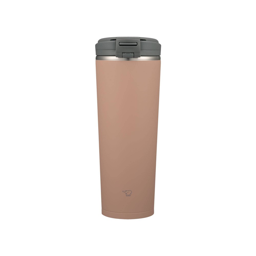 Zojirushi 14oz Stainless Steel Tumbler SX-KA40CM - Cinnamon Beige: BPA-Free Insulated Coffee & Water Tumbler