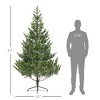 NAYSAYE 6FT Artificial Christmas Tree Sparse Realistic Cedar Tree with 1933 Branch Tips for Home Office Holiday, Green, 42.5"*42.5"*76.8" - 3 of 4