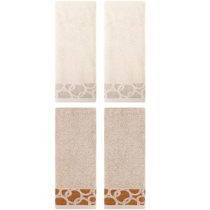 REGALWOVEN Cotton Jacquard Soft Absorbent Hand Towel for Bathroom Home 13" x 29" - 1 of 4