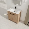 GDFStudio Sherry Freestanding Bathroom Vanity with Metal handles, Adjustable Shelf and Soft-Close Cabinet Doors - 2 of 4
