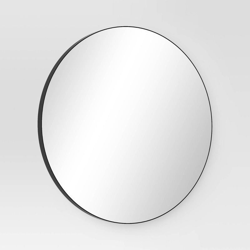 28&#34; Round Infinity Circle Mirror Black - Threshold&#8482;, 4 of 6
