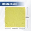 KTMBDW Microfiber Cleaning Cloth,18 Pack Cleaning Rags, Cleaning Towels, 16"X16", Yellow - 4 of 4