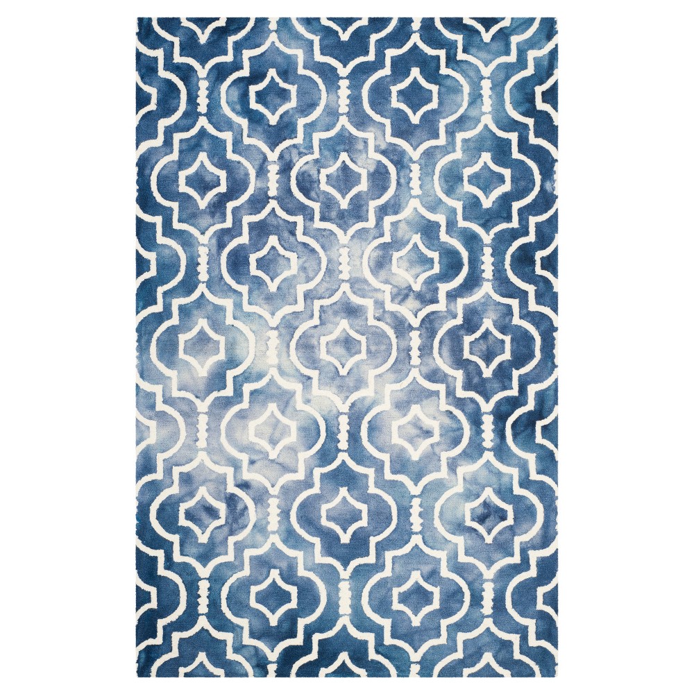 Alyson Accent Rug - Navy / Ivory (3'x5') - Safavieh