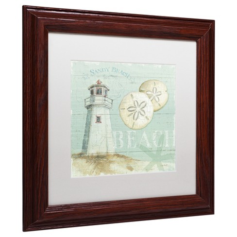 Lisa Audit 'Beach House I' Matted Framed Art - image 1 of 4