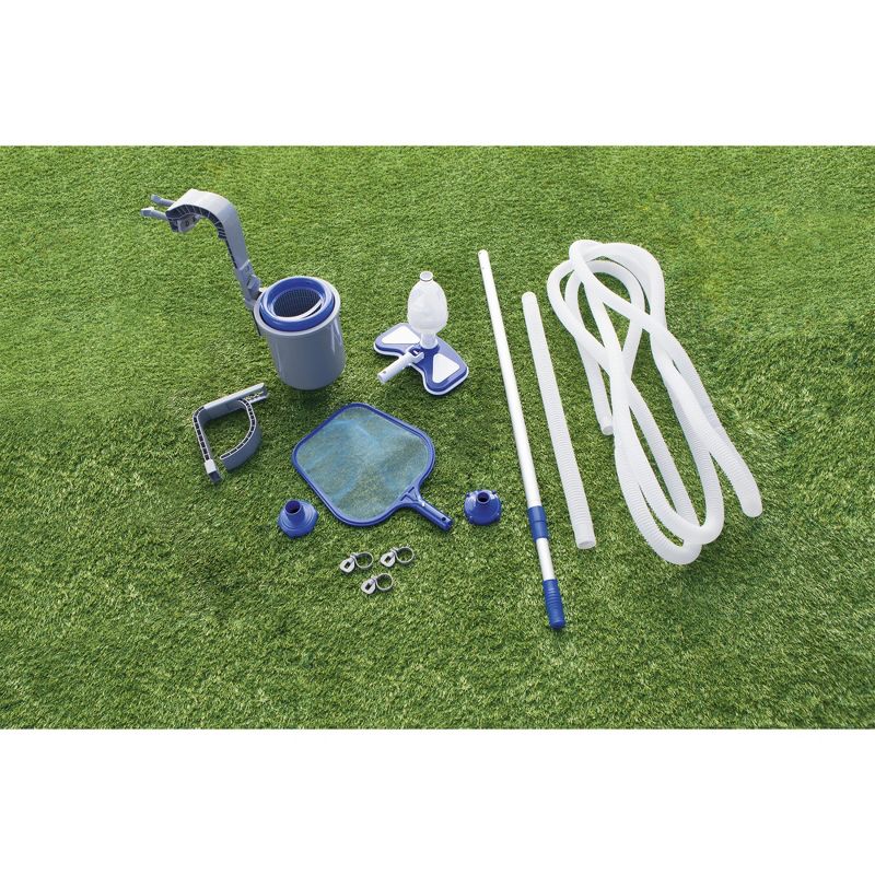 Bestway 58237 Above Ground Pool Cleaning Vacuum, 9-Foot Pole, and Surface Skimmer Maintenance Accessories Kit, 4 of 7